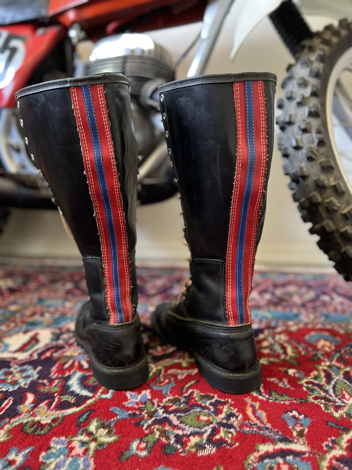 Hondaline Motocross Boots — Six Mile Industries Trials Parts